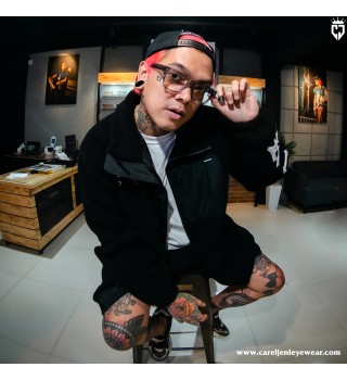 CROOZ GREY | Original Carel Jeni Eyewear Include Lensa